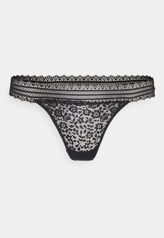 Pantalon ANNA FIELD Anna Field 5pp Lace Thong Noir Femme | CKB-7462641